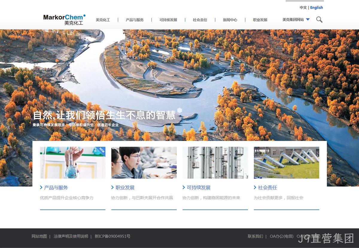 美克化工网站案例