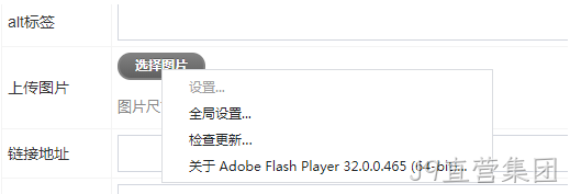 启用flash插件上传