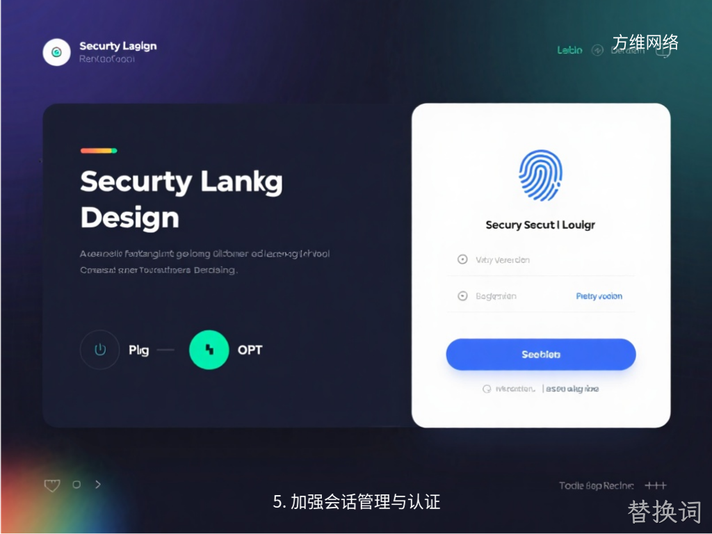 5. 加强会话管理与认证